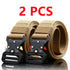 2pcs Versatile Men's Tactical Belts - Durable, Adjustable Design - for Outdoor Hunting & Sports Enthusiasts - Evallys.com