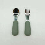 Baby Gadgets Tableware Set Children Utensil Stainless Steel Toddler Dinnerware Cutlery Cartoon Infant Food Feeding Spoon Fork