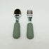 Baby Gadgets Tableware Set Children Utensil Stainless Steel Toddler Dinnerware Cutlery Cartoon Infant Food Feeding Spoon Fork