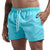 Mens Swim Trunks with Mesh Lining Side Pockets Solid Beach Shorts Quick Dry Lightweight Drawstring Board Shorts Summer Swimwear - Evallys.com
