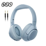 QCY H3 ANC Wireless Headphones Bluetooth 5.4 Hi-Res Audio Over Ear Headset 43dB Hybrid Active Noise Cancellation Earphones 60H - Evallys.com
