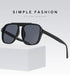 SORVINO Oversized Red Square Rivets Sunglasses Fashion Women Vintage Brand Designer Men Trendy Yellow Sun Glasses Shades UV400 - Evallys.com
