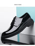 FUQIAO New Men 6/8cm Derby Shoes Patent Leather Height Increase Men Dress Shoes Formal Elevator Business Lift Shoes Bright Upper - Evallys.com