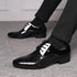 Luxury Men’s Patent Leather Business Shoes – Formal Wedding Oxfords - Evallys.com
