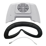 Face Mask Cover with Cooling Fan For Meta Quest 3 VR Headset Air Circulation Breathable Facial Interface Face Pad VR Accessories - Evallys.com
