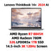 Lenovo ThinkBook 14+  Laptop Ryzen R7 8745H/8845H RAM 16GB /24G LPDDR5x 512G/1T SSD 14.5-inch 3K Screen Notebook PC 2024 - Evallys.com # #