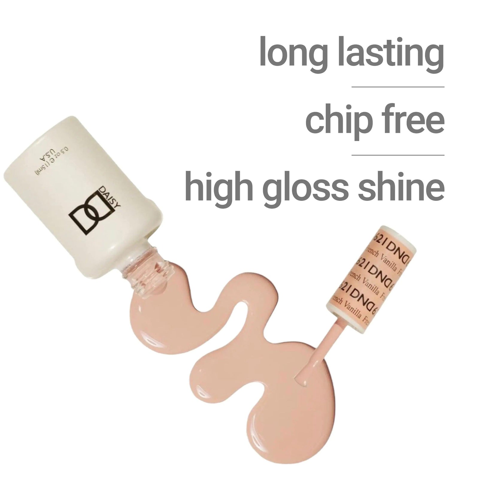 DND Gel Polish Set, Sheer Collection, UV/LED GelPolish and Air Dry Nail Lacquer, Matching Chip-Free Polish Duo, 0.5 Fl Oz Each Ivory Cream - Evallys.com # #