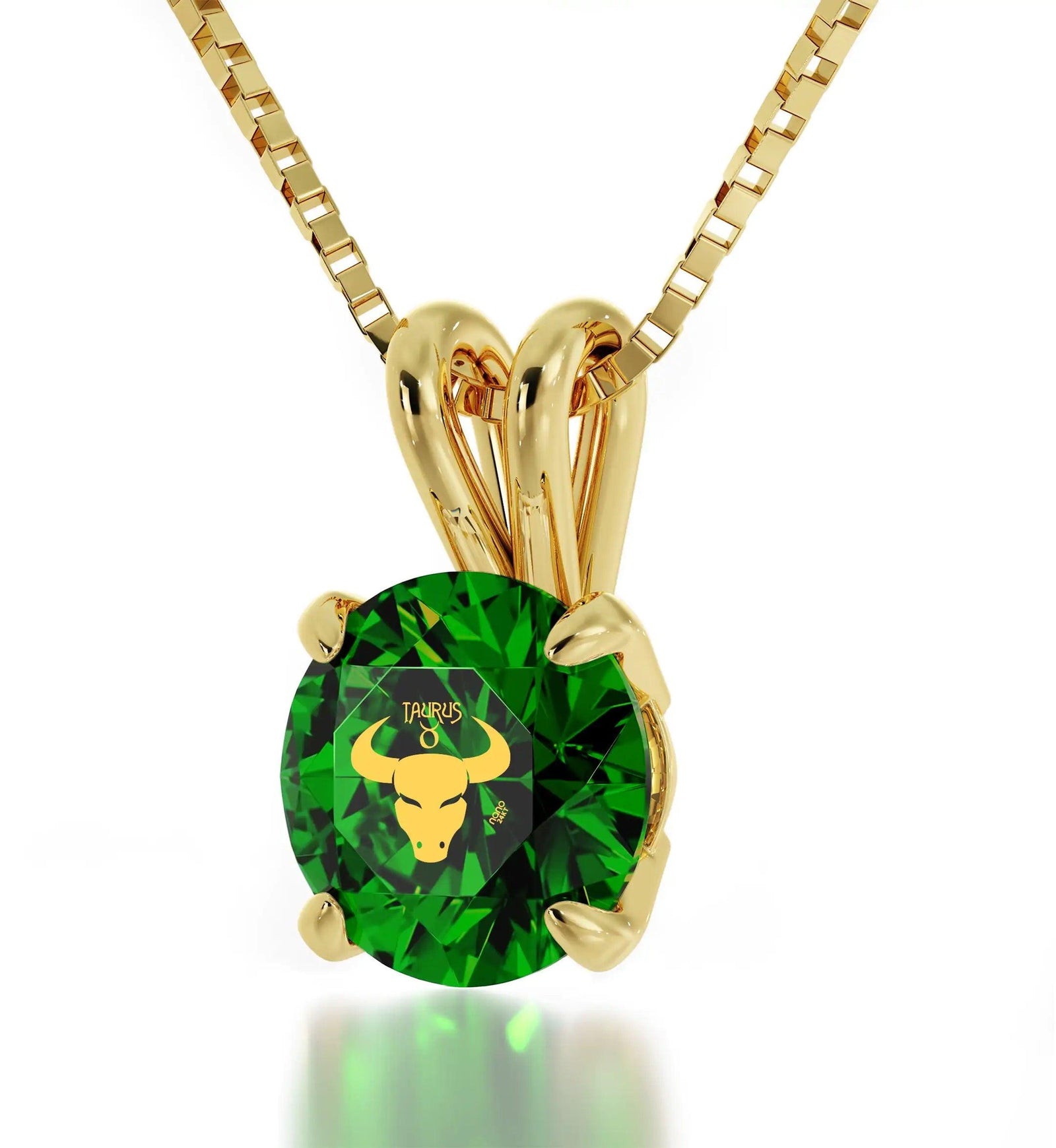 Taurus Zodiac Necklace - Evallys.com