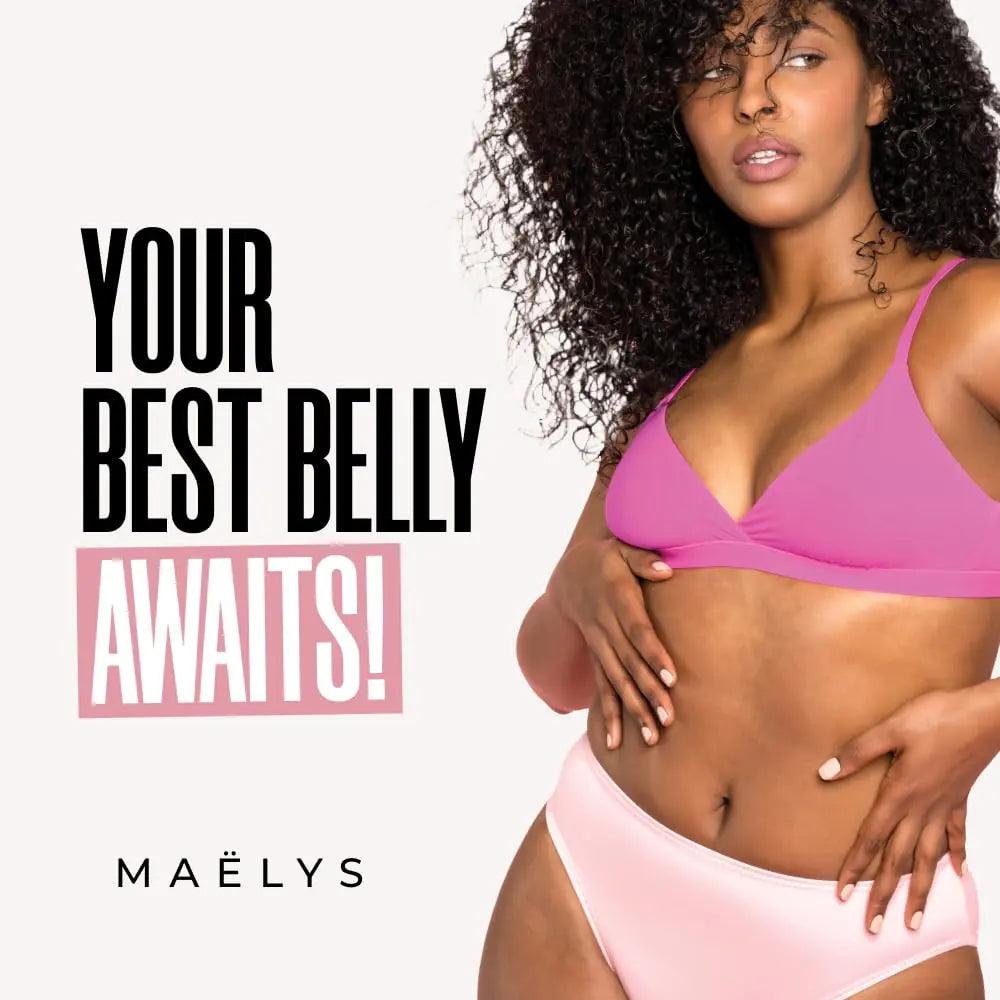 MAËLYS Cosmetics B-FLAT Belly Firming Cream - Stretch Mark Belly Cream - Tightening Belly Cream - Evallys.com # #