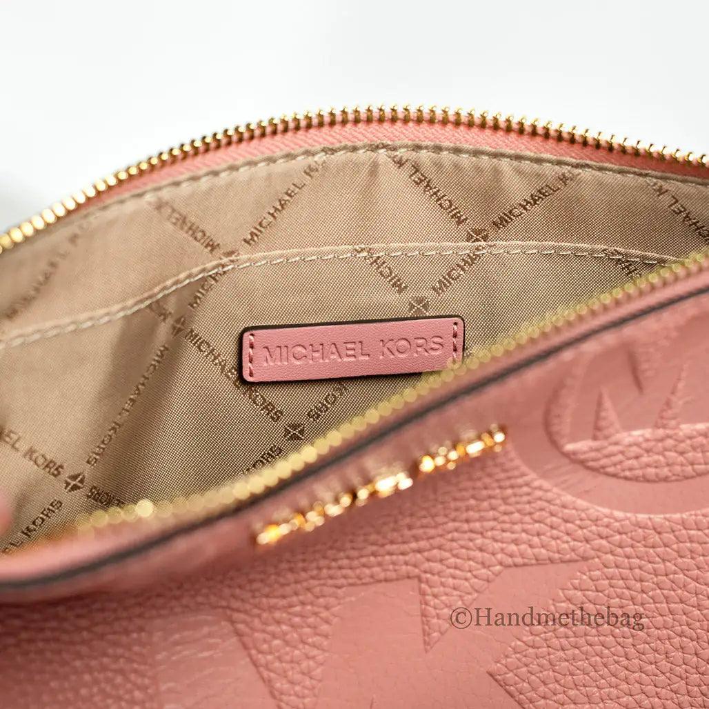 Michael Kors Embossed Leather Tech Crossbody Bag - Evallys.com # #