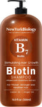 New York Biology Biotin Shampoo for Hair Growth and Thinning Hair – Thickening Formula for Hair Loss Treatment – For Men & Women – Anti Dandruff - 16.9 fl Oz 16.9 Fl Oz (Pack of 1) Biotin Shampoo - 16.9 Fl Oz (Pack of 1) - Evallys.com # #