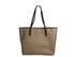 Coach (CJ942) Khaki Signature City Tote Bag Purse - Evallys.com # #