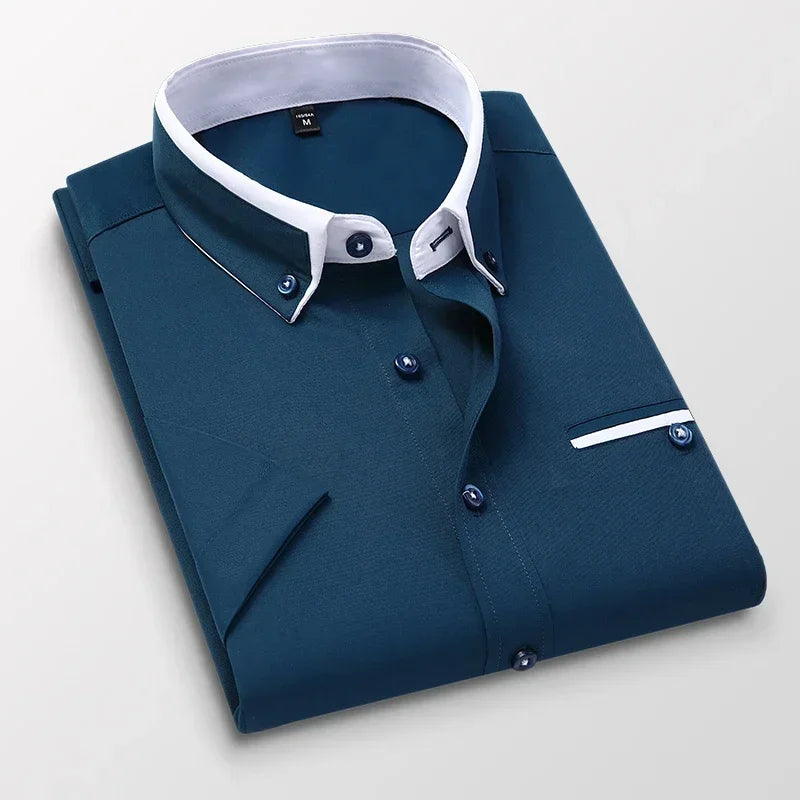 Summer Business Shirt for Men

Men's Short Sleeve Casual Shirt

Button-Up Shirt for Office

Plus Size Men’s Shirt 5XL

TFETTER Men Shirt

Turn-Down Collar Business Shirt