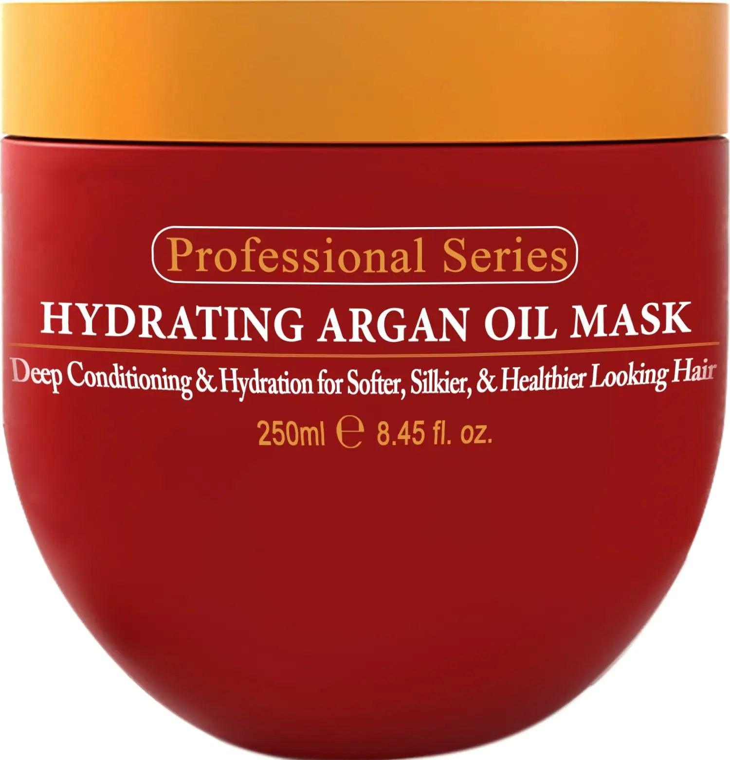 Arvazallia Hydrating Argan Oil Hair Mask and Deep Conditioner for Dry or Damaged Hair - 8.45 Oz - Evallys.com # #