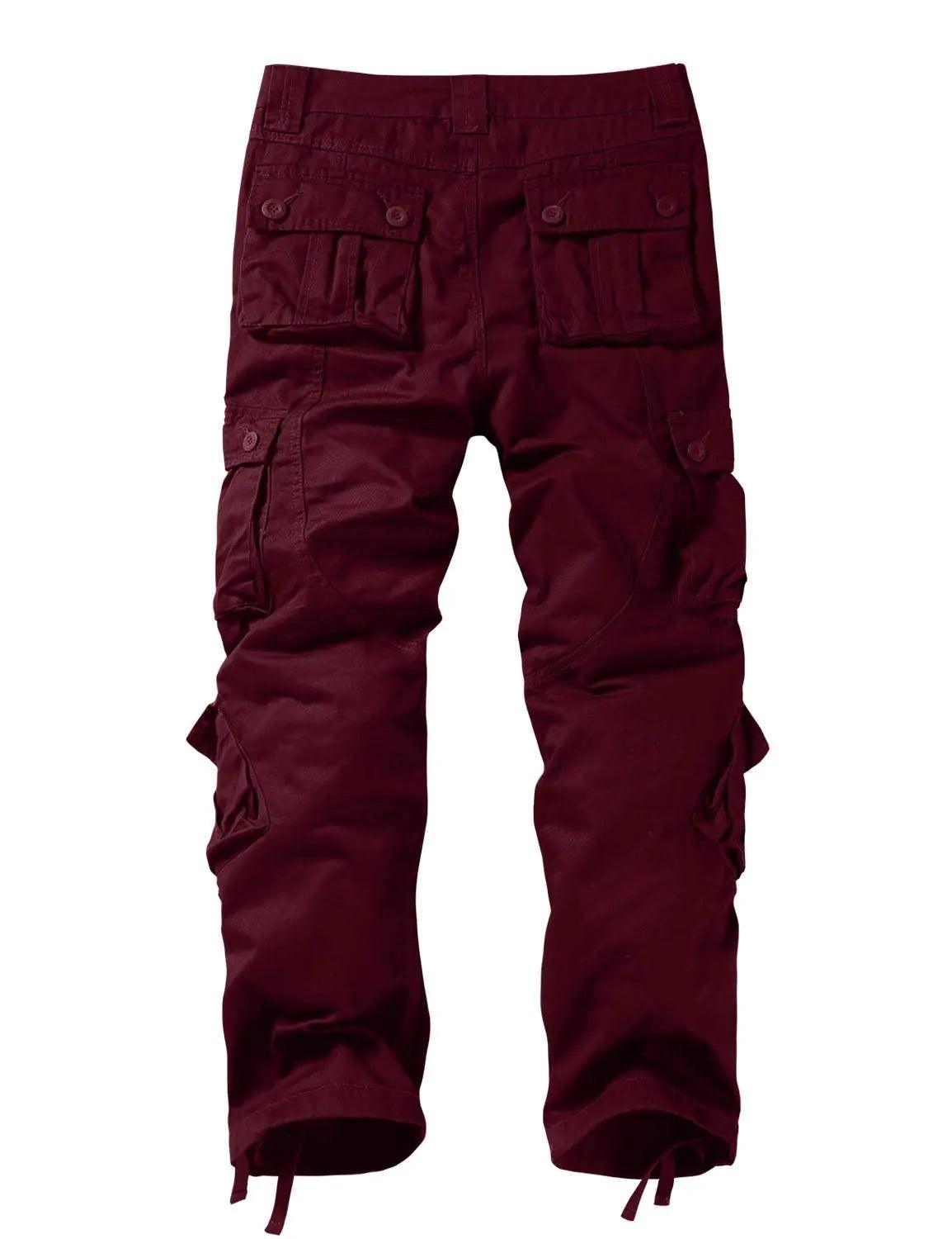 Match Men's Wild Cargo Pants 36 Red - Evallys.com # #