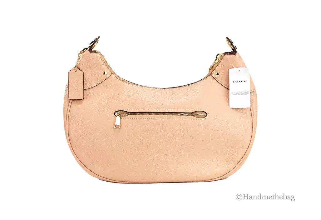 Coach Mara Shell Pink Leather Convertible Hobo Shoulder Crossbody - Evallys.com # #