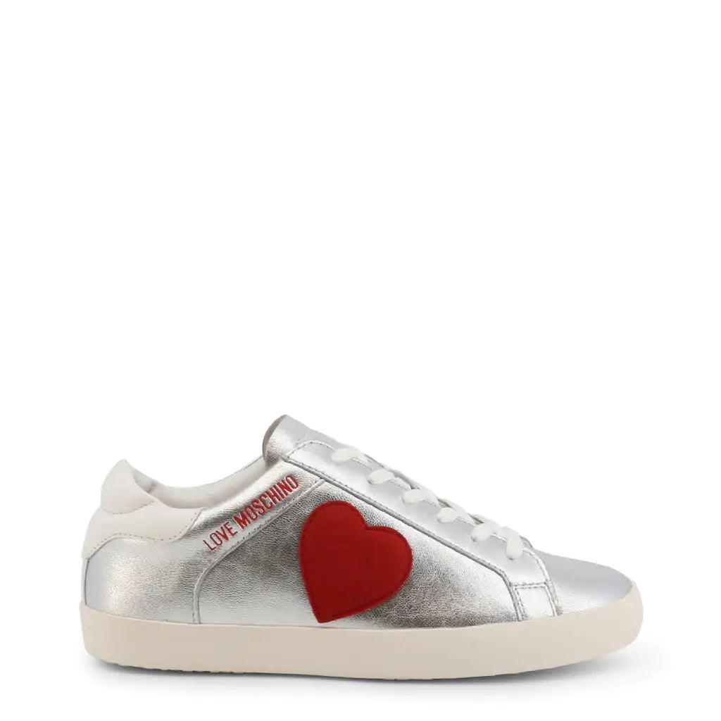 Silver Heart Sneakers - Evallys.com # #