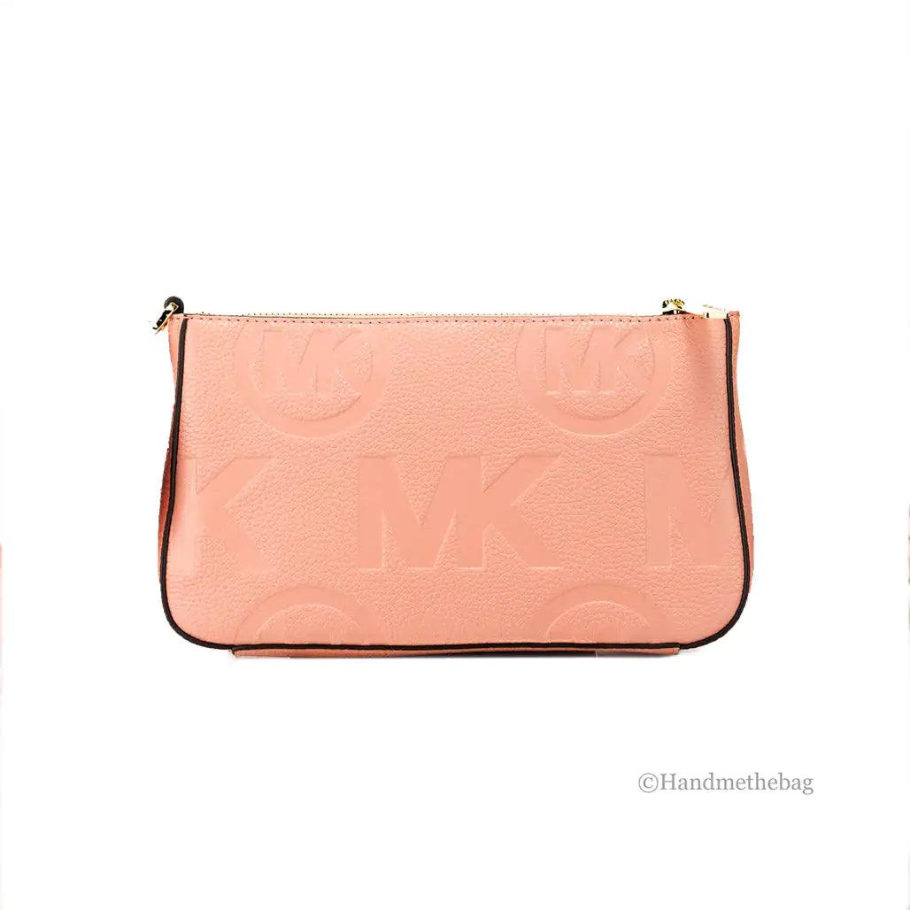 Michael Kors Embossed Leather Tech Crossbody Bag - Evallys.com # #