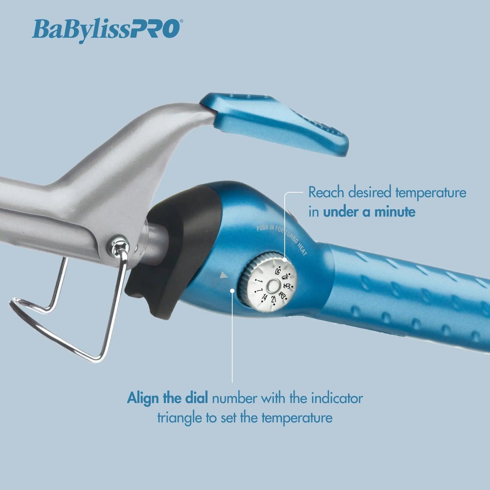 BaBylissPRO Nano Titanium Spring Curling Iron 3/4 Inch - Evallys.com # #