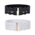 GRACE KARIN Women's Elastic Wide Belts Vintage Stretchy Belt Retro Fashion Cinch Belts for Dresses Black White X-Large - Evallys.com # #