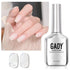 GAOY Jelly Gel Nail Polish, 16ml Sheer White Translucent Soak Off Gel Polish, UV Light Cure for Nail Art DIY, 1439 Creamy White - Evallys.com # #