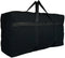 Extra Large Storage Duffle Bag with Zippers and Handles, Big Foldable Duffle Bag for Travel X-Large - 38" X 11.8" X 23" Black Canvas - Evallys.com # #