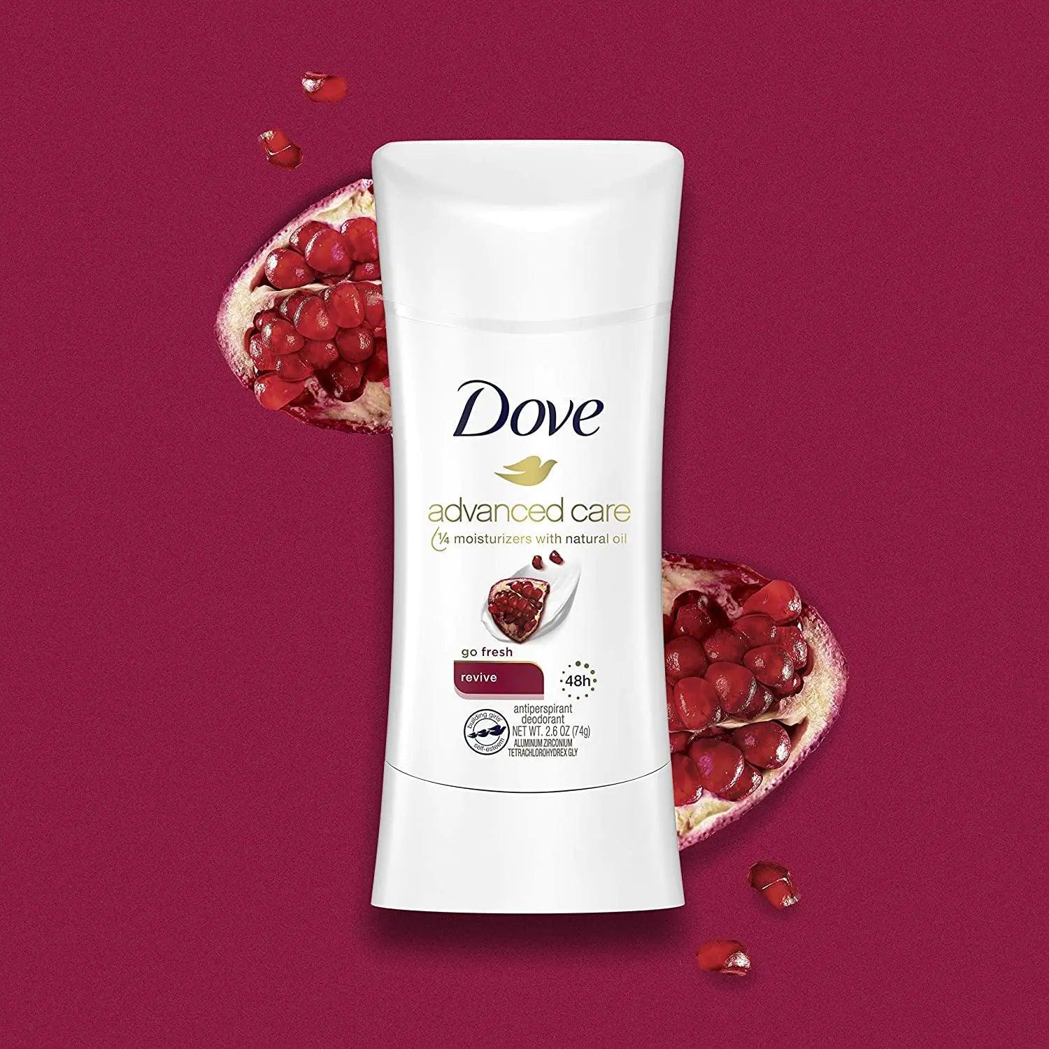 Dove Advanced Care Antiperspirant Deodorant, Revive, 2.6 Ounce (Pack of 2) 2.6 Ounce (Pack of 2) - Evallys.com # #