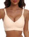 Comfortable Seamless Full Coverage Bra for Women Wireless Bras with Soft Support Regular and Plus Size 4X-Large Nude - Evallys.com # #