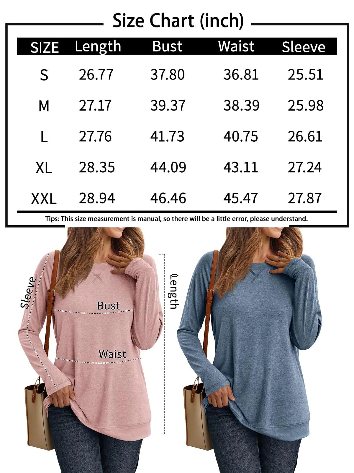 AUTOMET Womens Long Sleeve Shirts Casual Loose Fit Tops Fall Fashion Dressy Basic Trendy Outfits Clothes 2024 Wine Red Large - Evallys.com # #