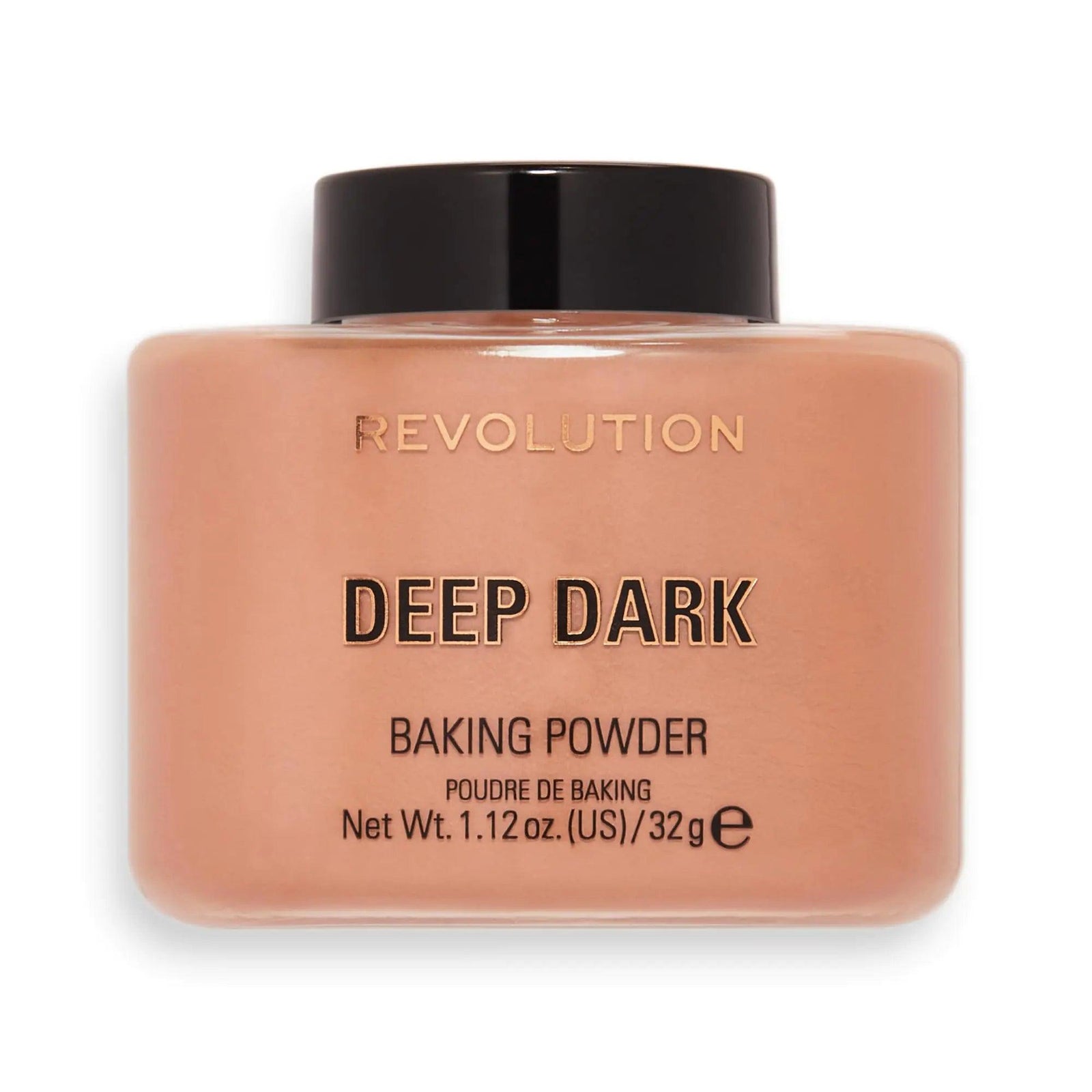 Revolution Beauty, Loose Baking Powder, Makeup Setting Powder, Long Lasting Coverage, Mattifies & Reduces Shine, Deep Dark, 1.13 Oz - Evallys.com # #