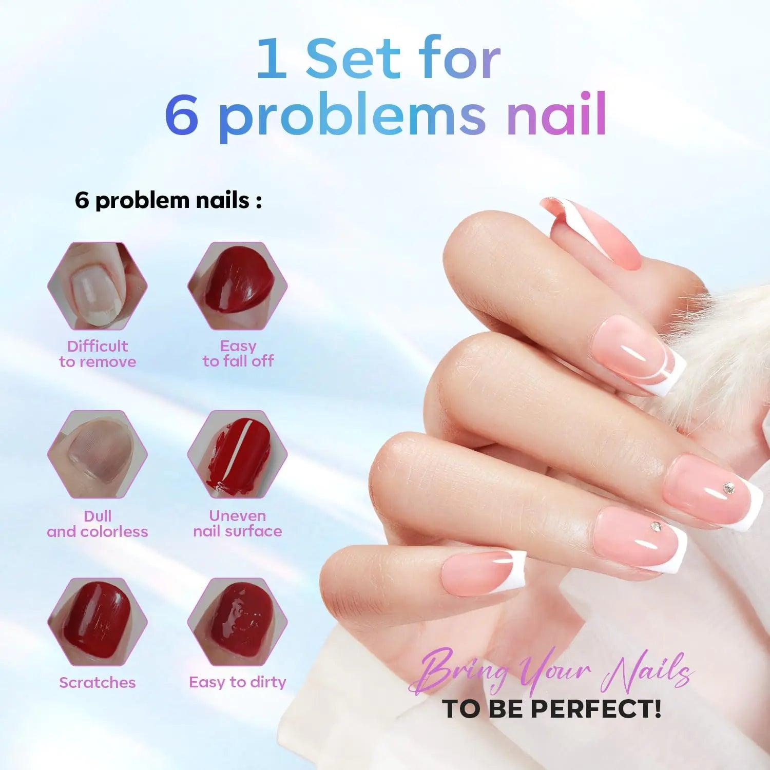 modelones Gel Top Coat, 15 ml 2024 Upgrade Super Shiny Gel Base and Top Coat Set, Soak Off Nail Lamp Acid Free No Wipe Clear Base Top Gel Nail Polish C-15ml Base and Top Coat - Evallys.com # #