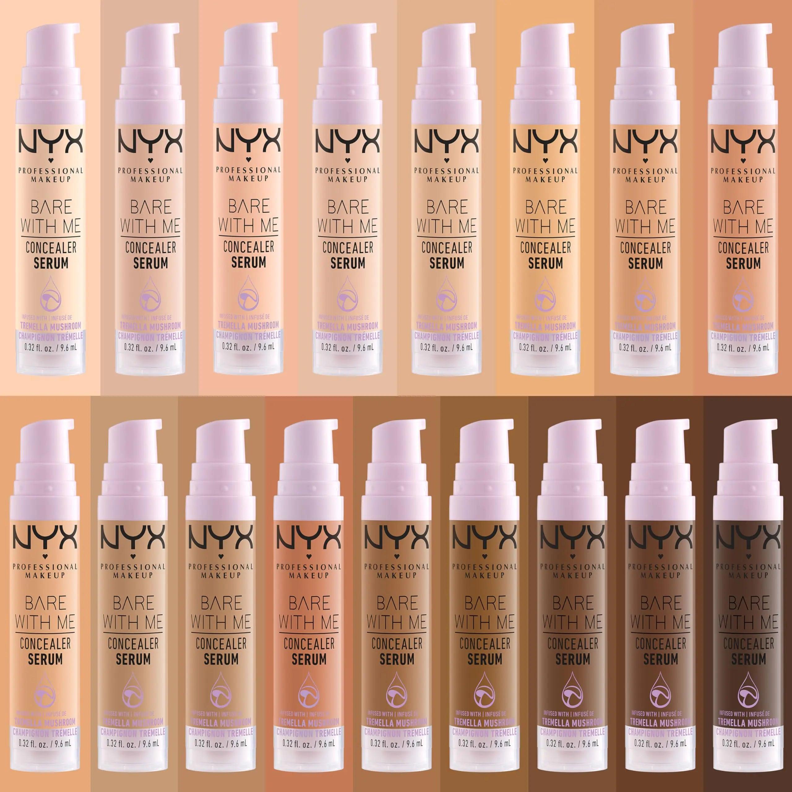 NYX PROFESSIONAL MAKEUP Bare With Me Concealer Serum, Up To 24Hr Hydration - Rich 12 Rich 0.32 Fl Oz (Pack of 1) - Evallys.com # #