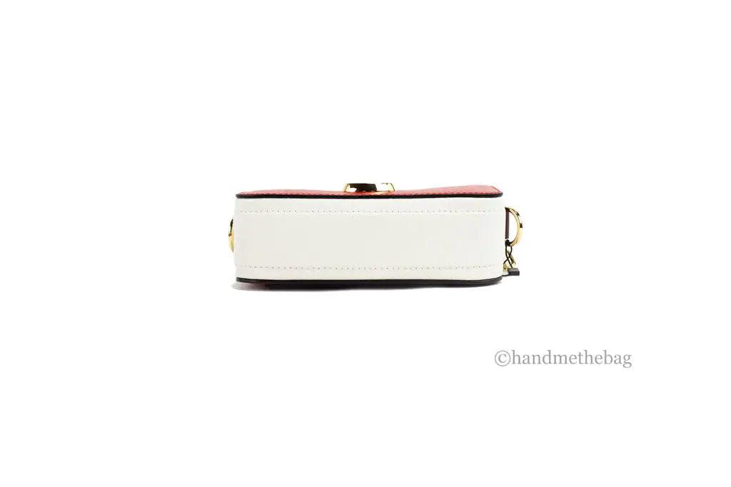 Marc Jacobs The Americana Snapshot Saffiano Leather True Red Shoulder Handbag - Evallys.com # #