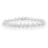 .925 Sterling Silver 3/4 Cttw Diamond  Illusion Plate Link Bracelet (I-J Color, I3 Clarity) - Size 7.25" - Evallys.com # #