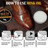 MEKER Mink Oil for Leather Boots, Leather Conditioner and Cleaner 3.52 oz-All-Natural Waterproof Soften and Restore Shoes 2 Pack - Evallys.com # #