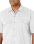 Dickies Men's Short-Sleeve Work Shirt Small White V1 - Evallys.com # #