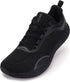 WHITIN Men's Zero Drop Running Shoes + Wide Toe Box 8.5 Wide Black - Evallys.com # #