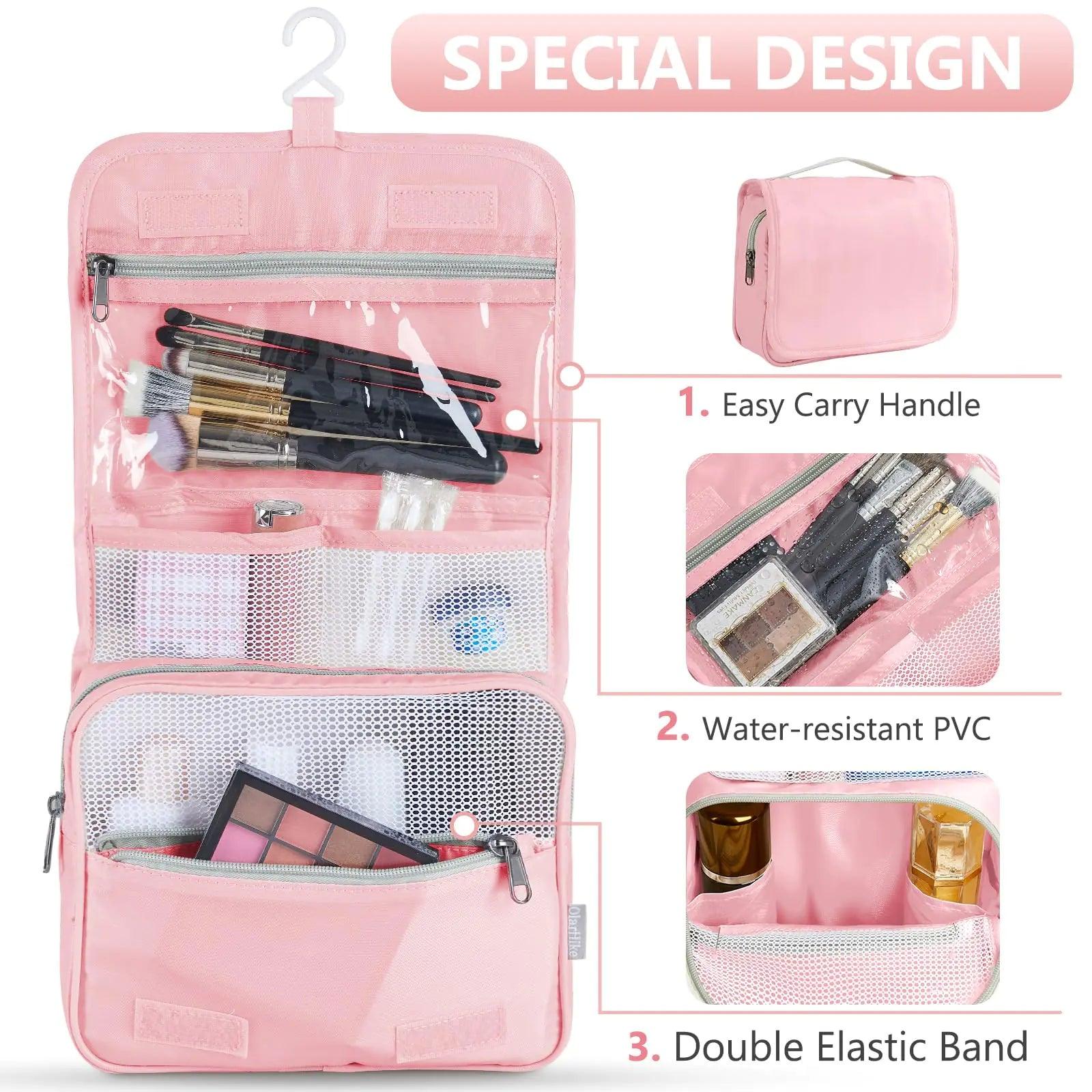 8 Set Packing Cubes for Travel, Sturdy Suitcase Organizer in 4 Sizes (Extra Large, Large, Medium, Small), OlarHike Luggage Cubes with Toiletry Bag, Travel Essentials, Cruise Ship Gifts for Women, Pink 04-Pink - Evallys.com # #