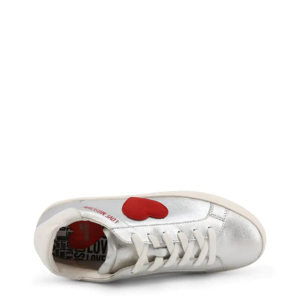 Silver Heart Sneakers - Evallys.com # #