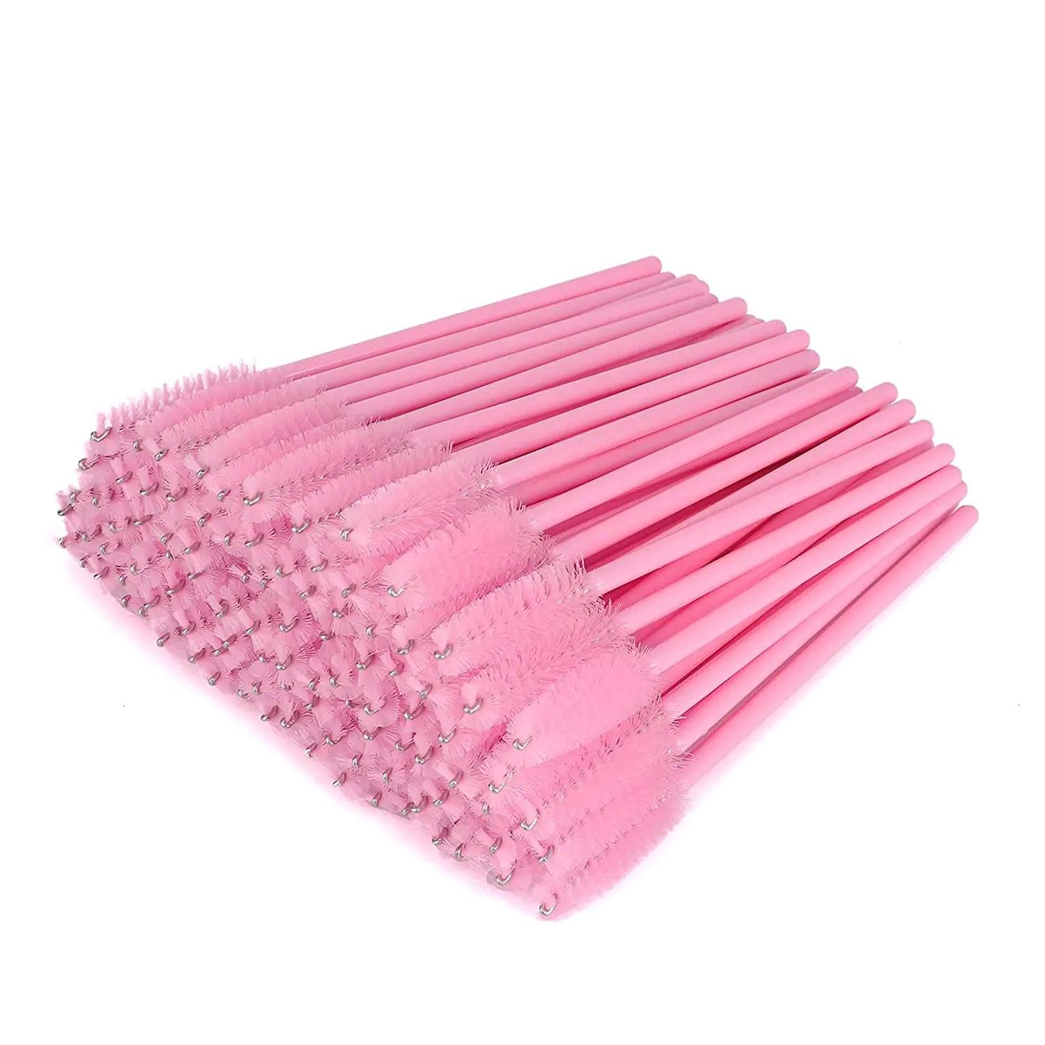 G2PLUS 300PCS Eyelash Brush, Disposable Eyelash Mascara Brushes Wands Applicator Tools Makeup Brush Kits, Eyelash Spoolies Eyelashes Brush for Eyelash Extensions and Eyebrow Brush (Pink) 300Pcs Pink - Evallys.com # #