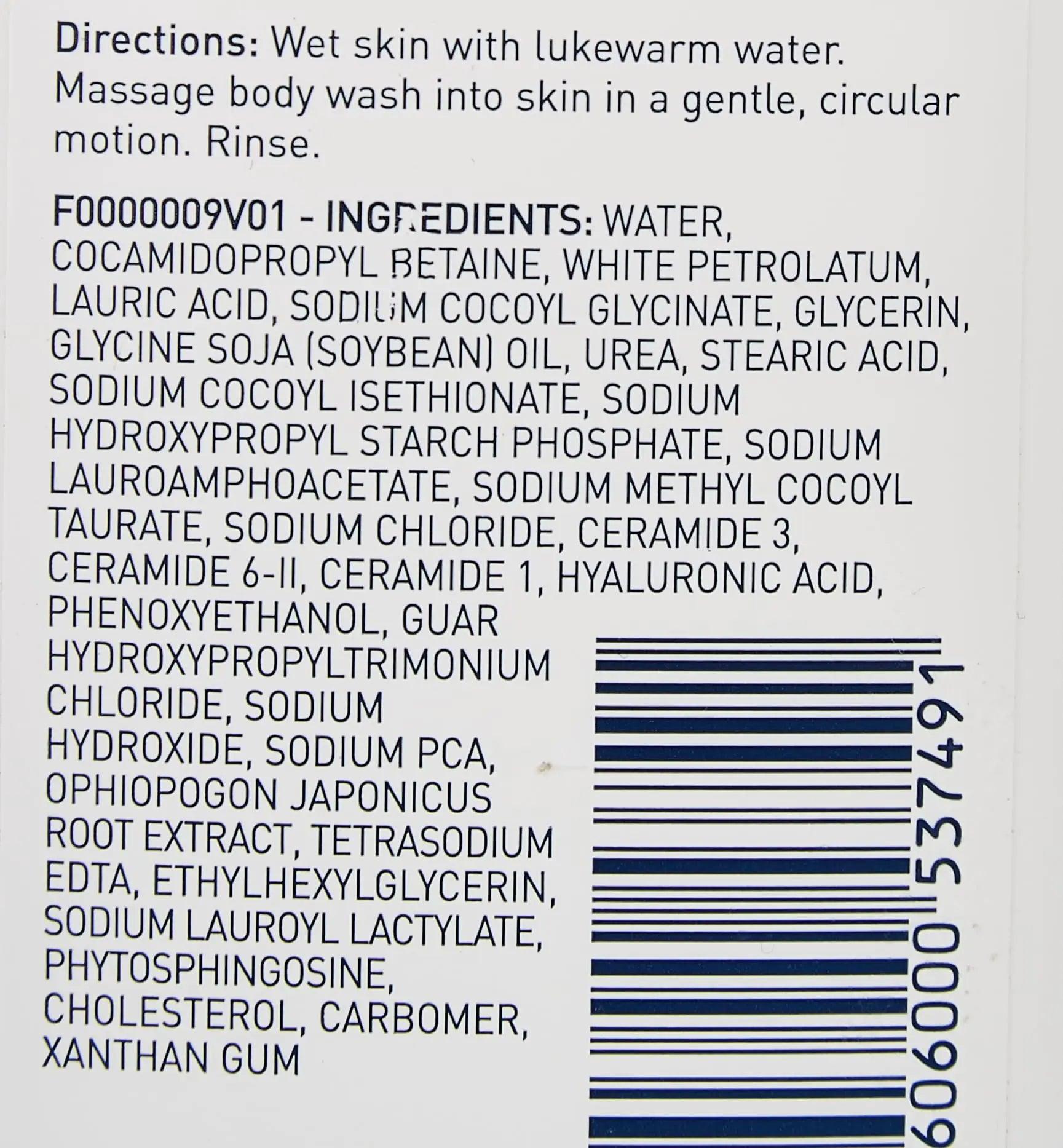 CeraVe Body Wash for Dry Skin | Moisturizing Body Wash with Hyaluronic Acid and Ceramides | Paraben, Sulfate & Fragrance Free | 10 Ounce - Evallys.com # #