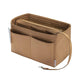 ZTUJO Purse Organizer Insert, Felt Bag Organizer with Metal Zipper, Handbag & Tote Shaper, For Speedy Neverfull Tote, 7 Sizes Slender Large Silky Brown - Evallys.com
