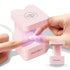 modelones Mini UV Light for Gel Nails, Small Nail Cure Light, Flash Cure Light for Gel x Nails, LED Nail Lamp, Portable USB Nail Light for Fast Curing, Pink - Evallys.com # #