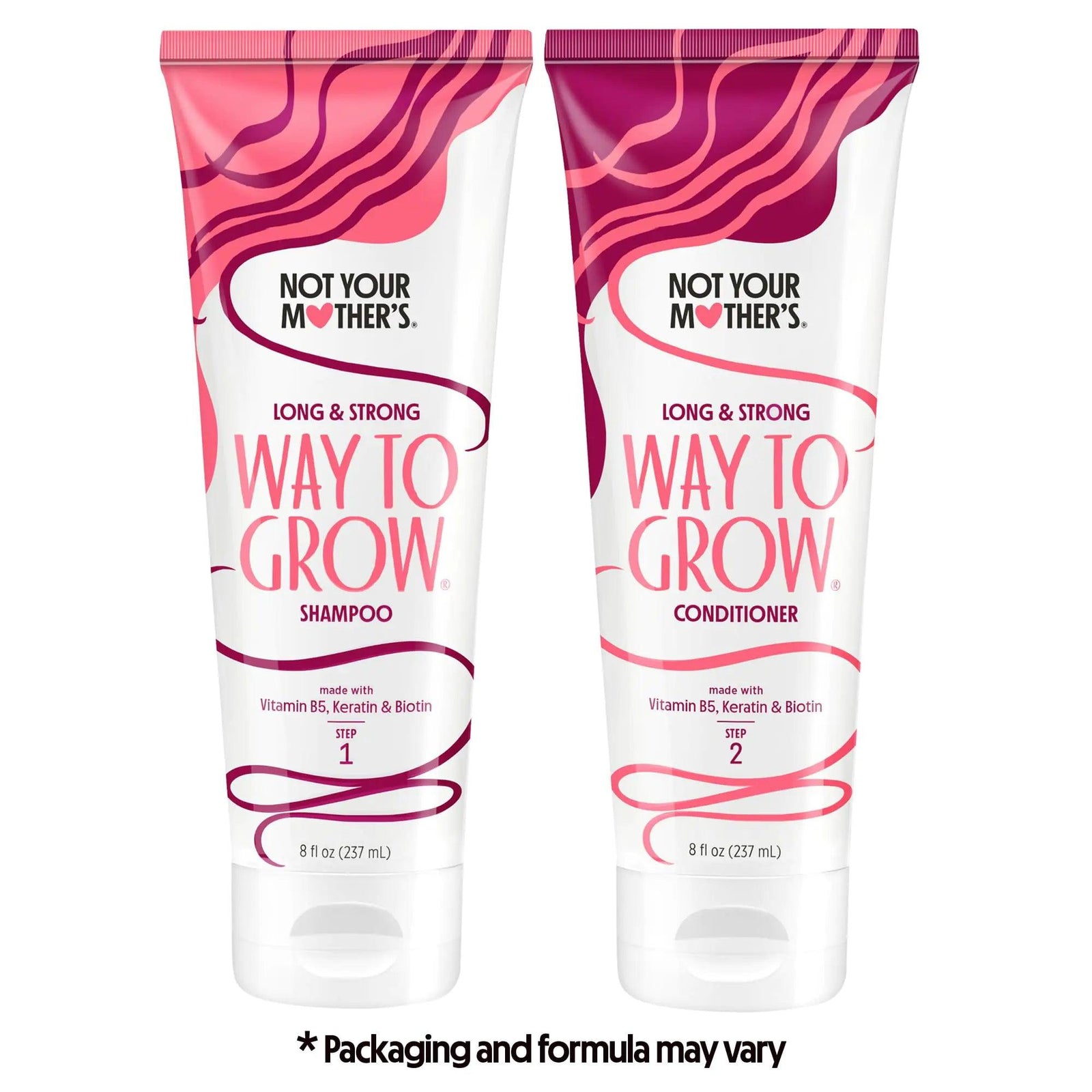 Not Your Mother's Way to Grow Shampoo and Conditioner (2-Pack) - 8 fl oz - Ideal for All Hair Types - Helps Cleanse, Moisturize, and Hydrate Dry Hair and Damaged Hair - Evallys.com # #