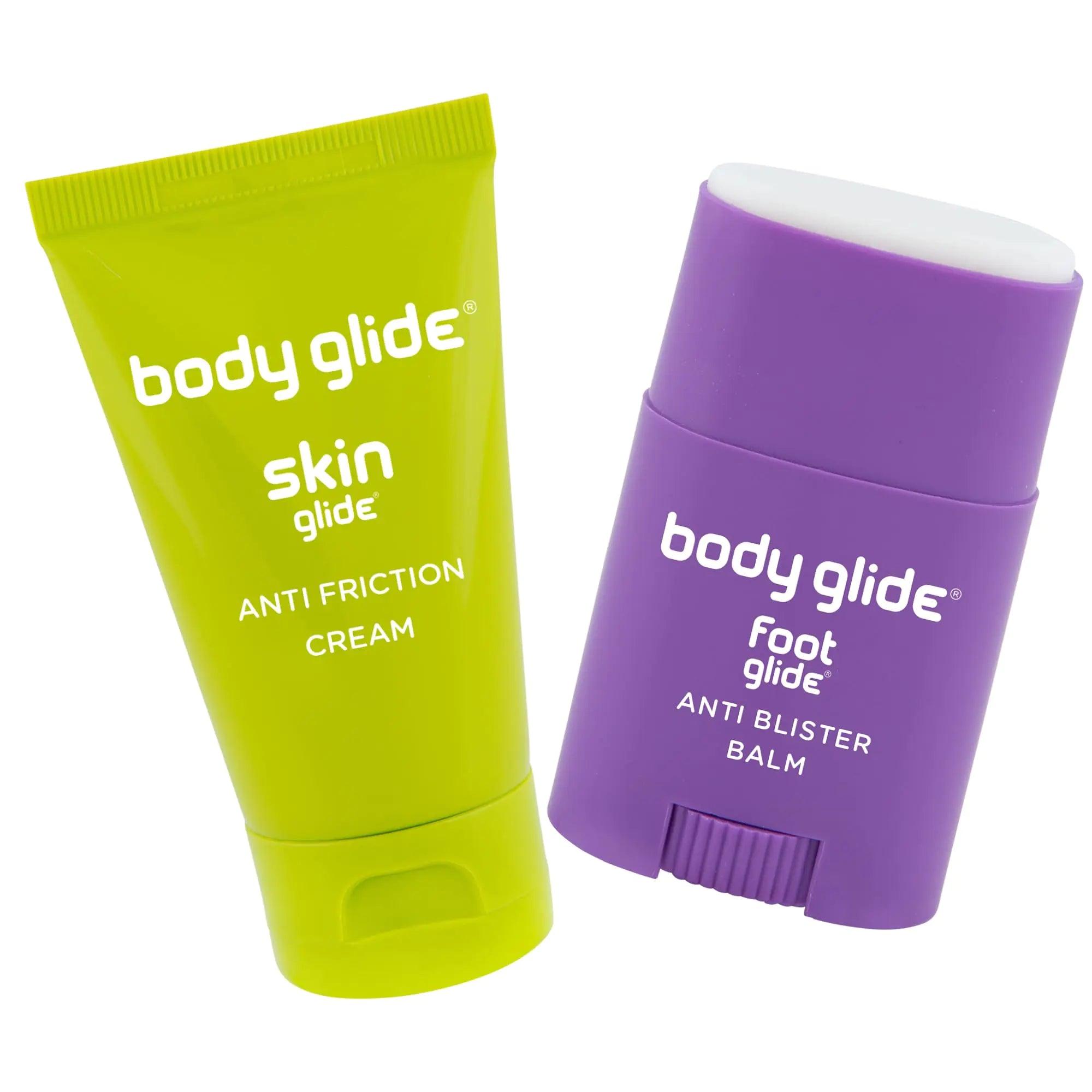 BodyGlide Skin Glide & Foot Glide Gift Set | Blister Protection and Anti Chafing Cream | Complete Skin Protection for Sports, Play & Everyday | 1.6oz Skin Glide & 0.8oz Foot Glide - Evallys.com # #