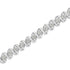 .925 Sterling Silver 1.0 cttw Miracle-Set Round Diamond S-Link Tennis Bracelet (I-J Color, I3 Clarity) -7" - Evallys.com # #