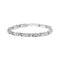 .925 Sterling Silver 1/4 Cttw Round Diamond Link Bracelet - Size 7.50" - (I-J Color, I2-I3 Clarity) - Evallys.com # #