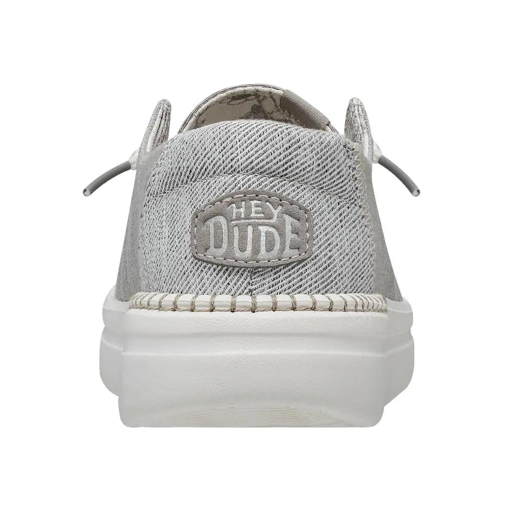 Hey Dude Women's Wendy Linen | Women’s Shoes | Women’s Lace Up Loafers | Comfortable & Light-Weight 10 Lunar Rock - Evallys.com # #