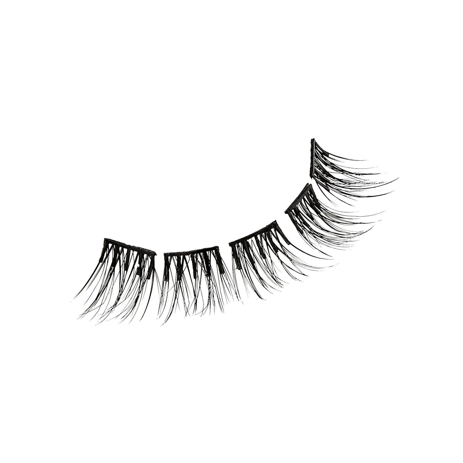 KISS imPRESS Falsies False Eyelashes, Lash Clusters, 'Natural', 12 mm, Includes 20 Clusters, 1 applicator, Contact Lens Friendly, Easy to Apply, Reusable Strip Lashes - Evallys.com # #