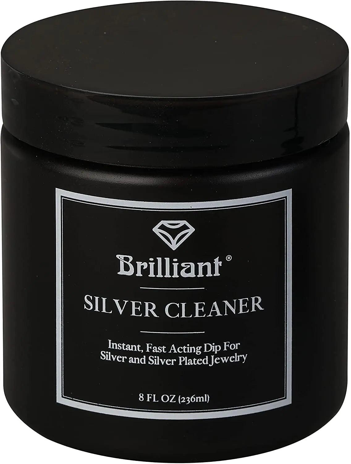 Brilliant Silver Dip Cleaner, Black 8 Oz - Evallys.com # #